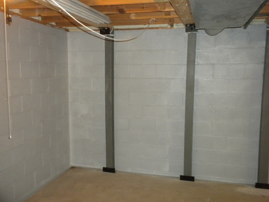Bowing Walls | Steal I-Beam Support System | Local Foundation Company | Foundation ResQ