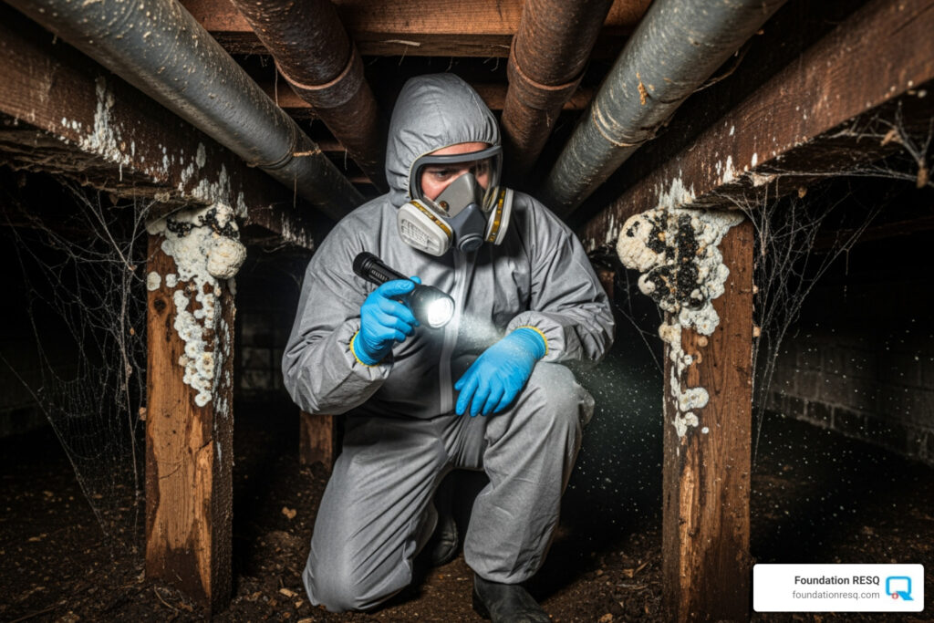 crawl space mold inspection