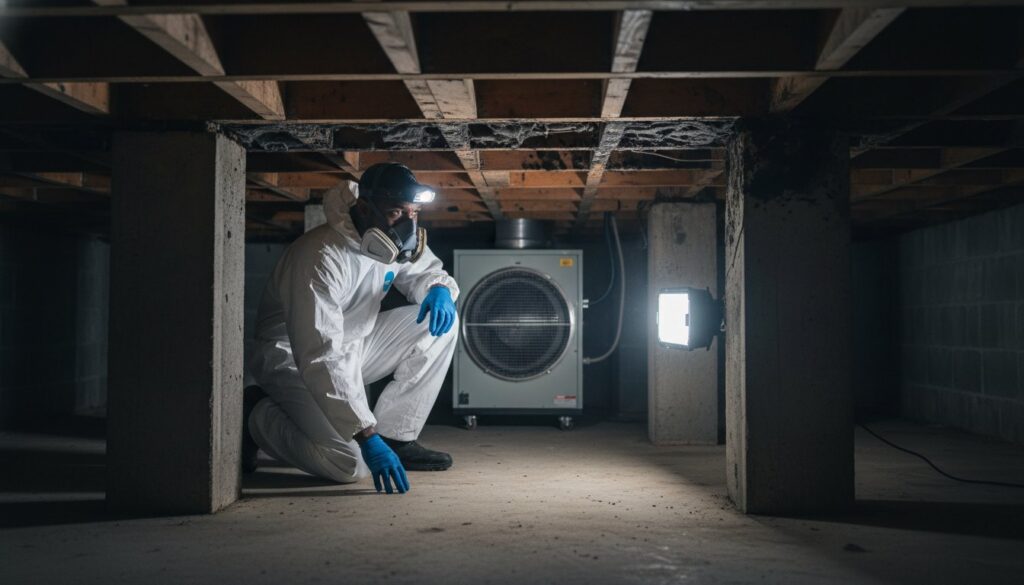 Black Mold in Crawl Space Removal: A Professional Remediation Guide