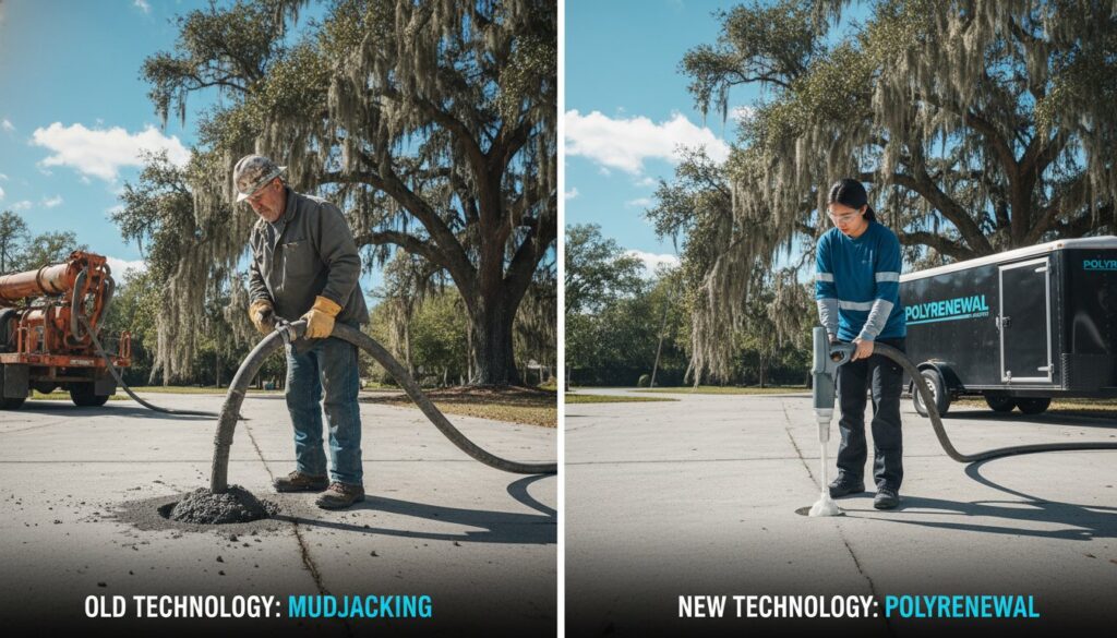 PolyRenewal vs. Mudjacking: Which Concrete Lifting Method is Best for Your Home?