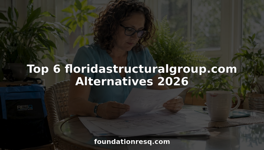 Homeowner reviewing foundation repair proposals