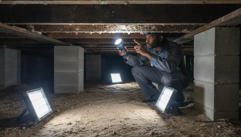 White Mold on Wood in Crawl Space: Identification, Risks, and Solutions for 2026