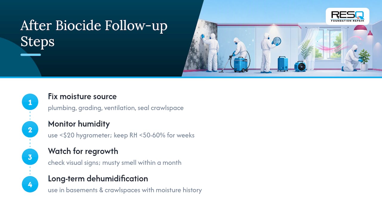 What Happens After You Apply a Biocide? — overview diagram