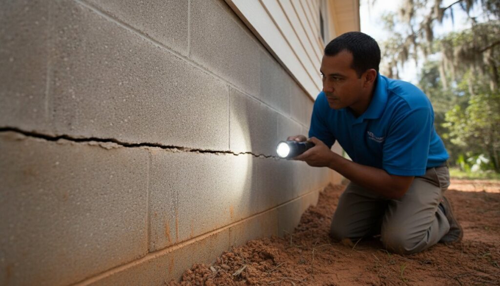 Horizontal Cracks in Tallahassee Foundation Walls: 2026