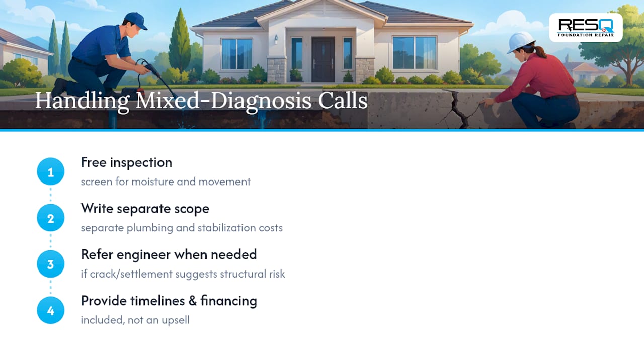 How Foundation Rescue Handles Cases That Look Like Both — overview diagram