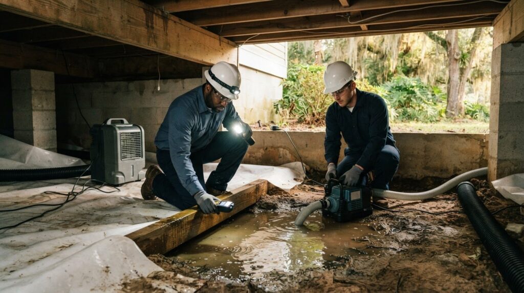 Crawl Space Water Removal in Tallahassee: A Homeowner’s Guide