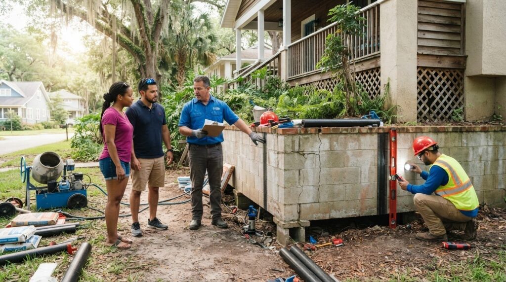 Foundation Repair in Leon County: A Homeowner’s Guide to Choosing the Right Solution