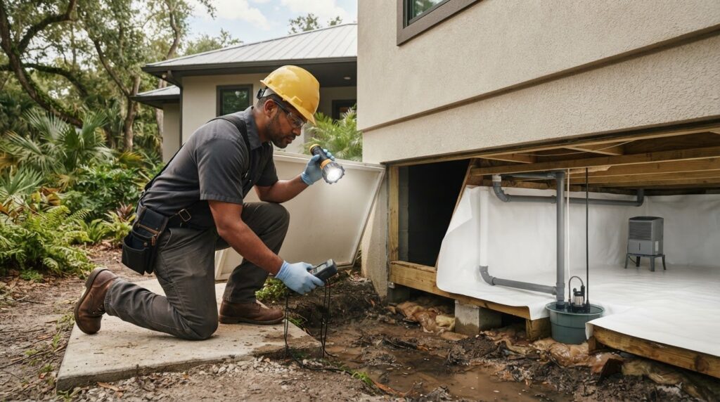 How to Get Rid of a Damp Smell in Your Crawl Space